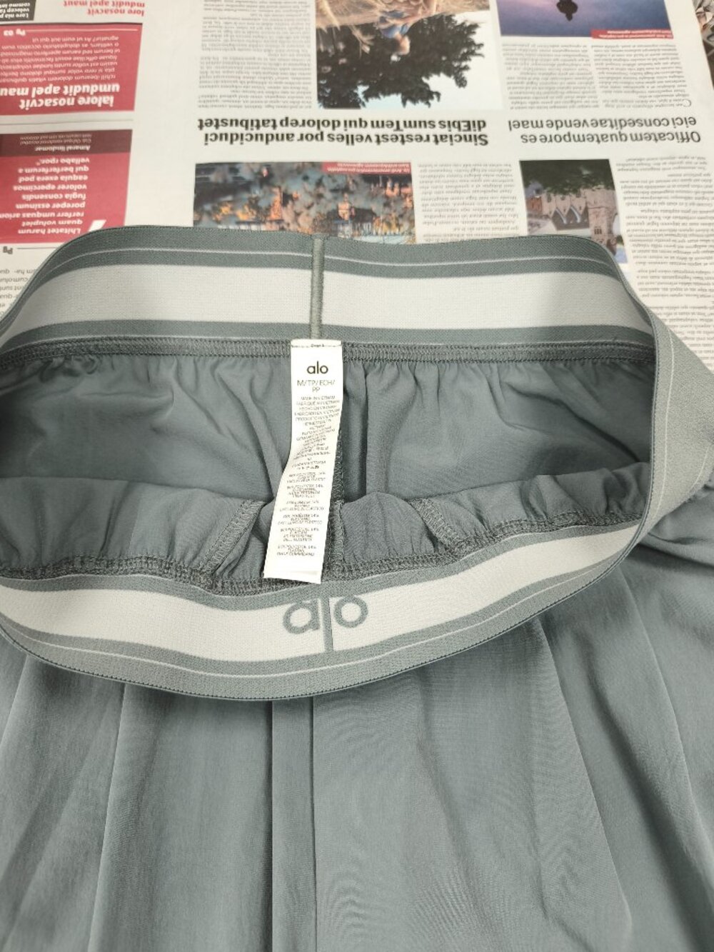 NWT🎆Alo Yoga Steel Gray Wide Leg Pants Cozy Stylish Trouser (Regular)🎀 - Picture 5 of 7